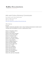 Arts and Culture Advisory Commission