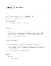 Neighborhood Planning Unit (NPU) Y