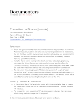 Committee on Finance [remote]