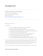 Capital Planning Committee