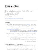 Community Commission on Public Safety and Accountability [remote]