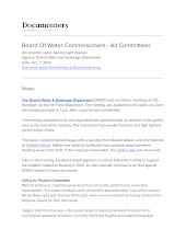 Board Of Water Commissioners - All Committees