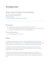 Better Streets for Buses Public Meeting