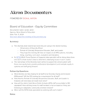 Board of Education - Equity Committee