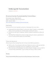Environmental Sustainability Committee