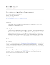 Committee on Workforce Development