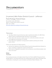 [in-person] 16th Police District Council - Jefferson Park/Portage Park/O'Hare
