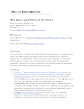 MPS Board Committee of the Whole