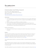 Conservation and Policy Council