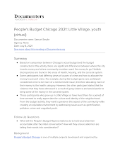 People's Budget Chicago 2021: Little Village, youth (virtual)