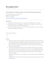Committee on Education and Child Development