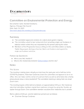 Committee on Enviromental Protection and Energy