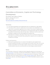 Committee on Economic, Capital and Technology Development