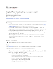 Capital Plan Hearing [in person or remote]