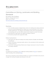 Committee on Zoning, Landmarks and Building Standards