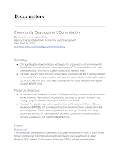 Community Development Commission