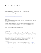 Omaha Active Living Advisory Committee