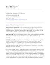 Highland Park City Council