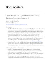 Committee on Zoning, Landmarks and Building Standards [remote or in person]