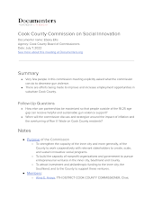 Cook County Commission on Social Innovation