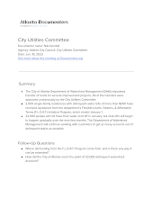 City Utilities Committee