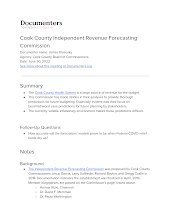 Cook County Independent Revenue Forecasting Commission