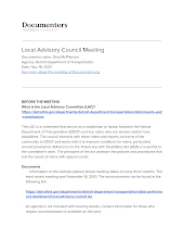 Local Advisory Council Meeting