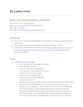 Board of Commissioners [remote]