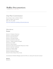 City Plan Commission