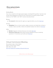 Virtual Commission Meeting