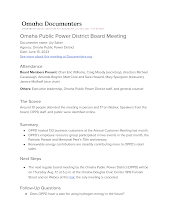 Omaha Public Power District Board Meeting