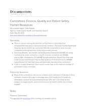 Committees: Finance, Quality and Patient Safety, Human Resources