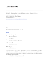 GLWA, Operations and Resources Committee