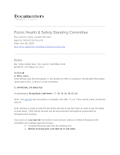 Public Health & Safety Standing Committee