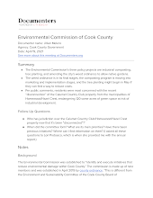 Environmental Commission of Cook County